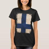 Finnische Flagge T-Shirt (Vorderseite)
