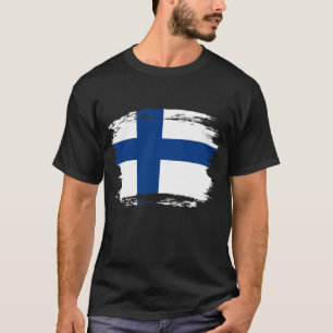 Finnische Flagge T-Shirt