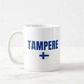 Finnische Flagge TAMPERE Kaffeetasse (Links)