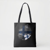 Finnische Flagge Tasche (Vorderseite)