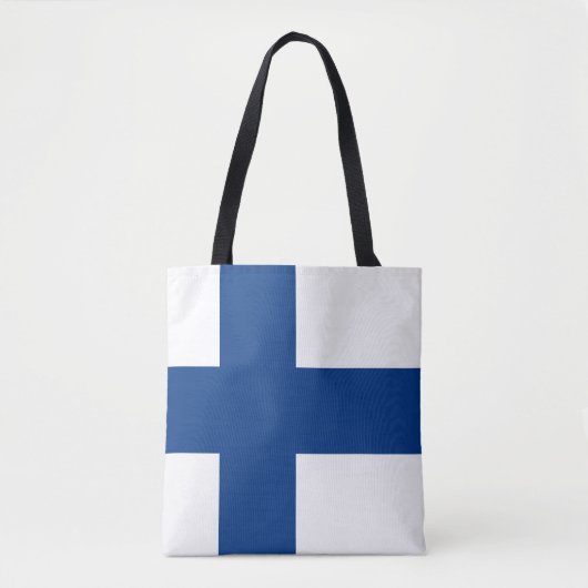 Finnische Flagge Tasche (Vorderseite)