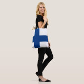 Finnische Flagge Tasche (Am Model)