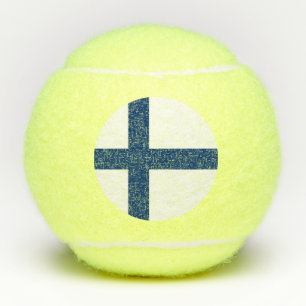 Finnische Flagge Tennisbälle