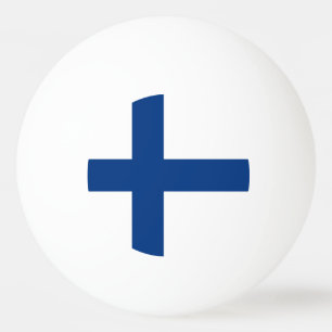 Finnische Flagge Tischtennisball