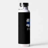 Finnische Flagge Trinkflasche (Rechts)