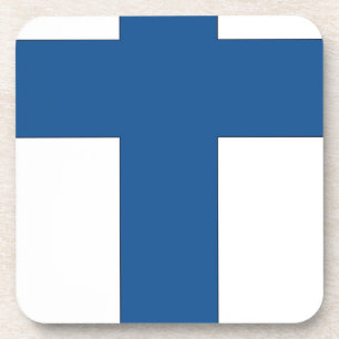 Finnische Flagge Untersetzer
