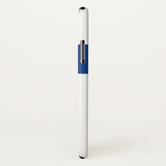 Finnische Flagge von Finnland personalisiert Case-Mate iPhone Hülle (Hinten/Rechts)