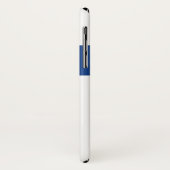 Finnische Flagge von Finnland personalisiert Case-Mate iPhone Hülle (Hinten/Links)