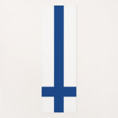 Finnische Flagge Yogamatte (Vorderseite)