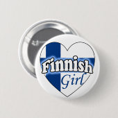 Finnische Girl Button (Vorne & Hinten)