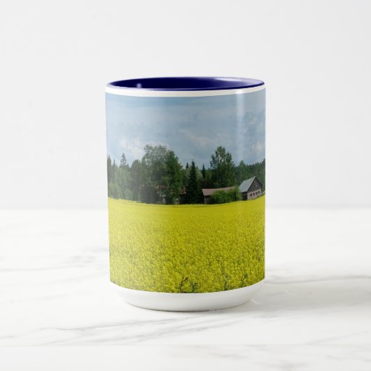 Finnische Landschaft Tasse - wählen Sie Stil, Farb (Zentrum)