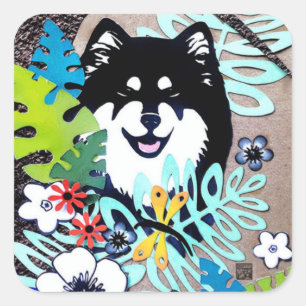 FINNISCHE LAPPHUND Aufkleber