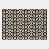 Finnische Lapphund Malerei - Niedliche Original Hu Geschenkpapier Set (Vorderseite 3)