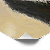 Finnische Lapphund Malerei - Niedliche Original Hu Poster (Ecke)