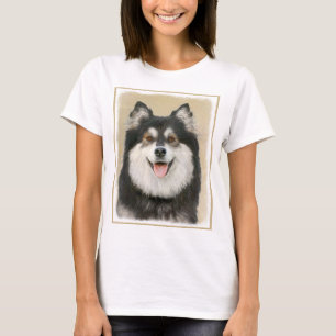 Finnische Lapphund Malerei - Niedliche Original Hu T-Shirt