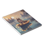 Finnische Lapphund Weihnachtsfeiertage Notizblock (angewinkelt)