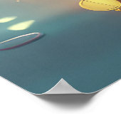 Finnische Lapphund Weihnachtsfeiertage Poster (Ecke)