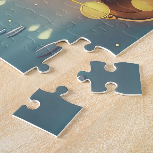 Finnische Lapphund Weihnachtsfeiertage Puzzle (Seite)