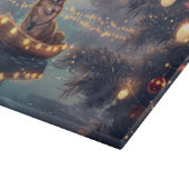 Finnische Lapphund Weihnachtsfeiertage Schneidebrett (Ecke)