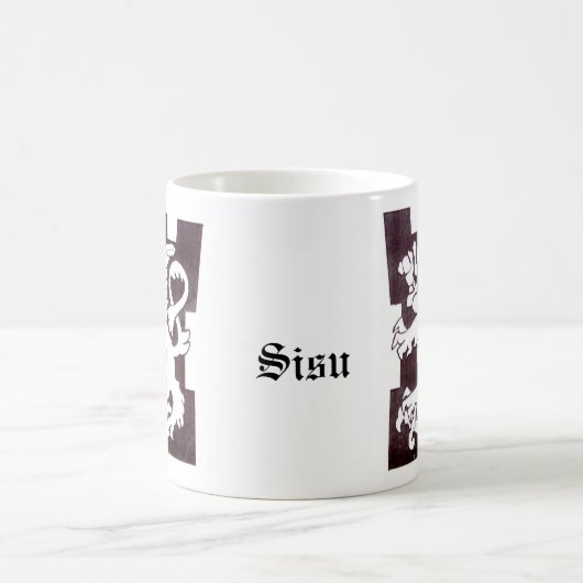 Finnische Löwe-Sisu Tasse (Mittel)