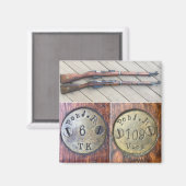 Finnische M27 Mosin Nagant's mit Stock Disks Magnet (Vorderseite/Rückseite)