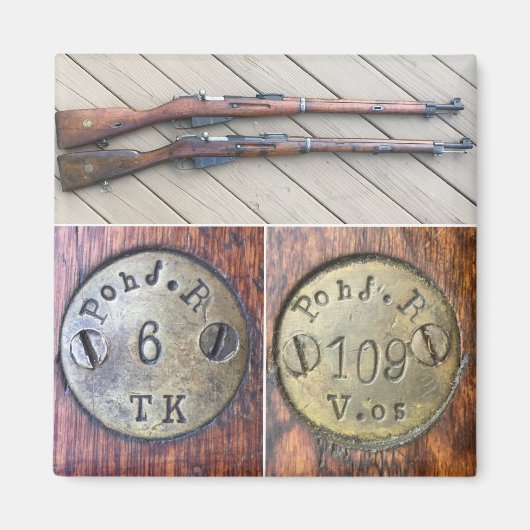 Finnische M27 Mosin Nagant's mit Stock Disks Magnet (Vorne)