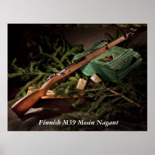 Finnische M39 Mosin Nagant Poster