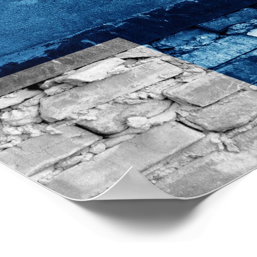 Finnische Mauer Poster (Ecke)