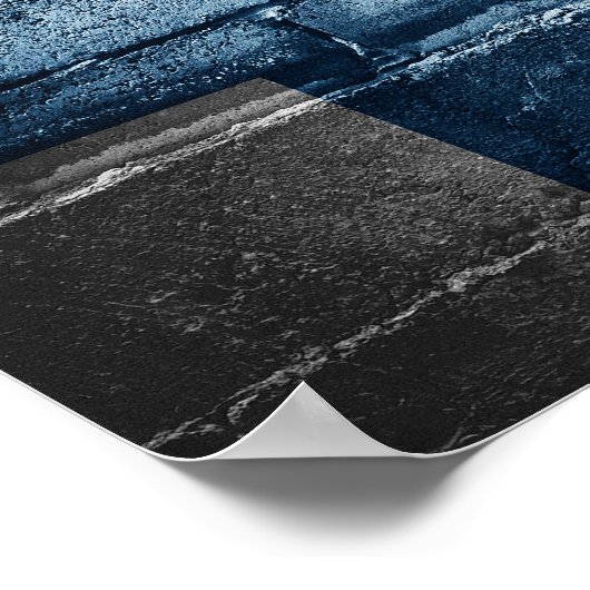 Finnische Mauer Poster (Ecke)