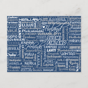Finnische Postkarte