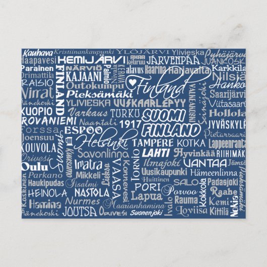 Finnische Postkarte (Vorderseite)