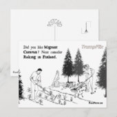 Finnische Postkarte (Vorne/Hinten)