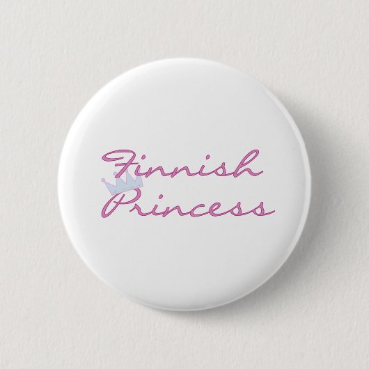 Finnische Prinzessin Button (Vorderseite)