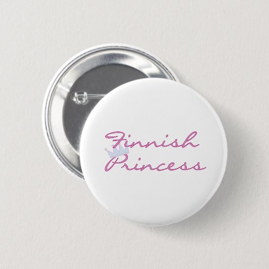 Finnische Prinzessin Button (Vorne & Hinten)