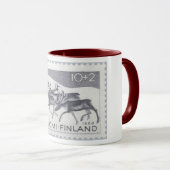 Finnische Ren-Tasse Tasse (VorderseiteRechts)