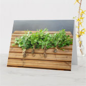 Finnische Sauna Thema Grüße Karte (Gelbe Blume)