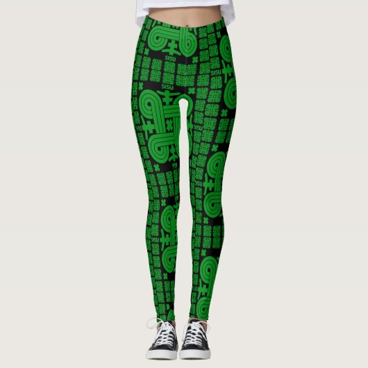 Finnische Sisu Art Leggings (Vorderseite)