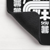 Finnische Sisu Art Mousepad (Ecke)