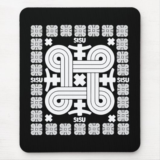 Finnische Sisu Art Mousepad (Vorne)