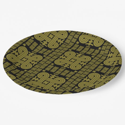 Finnische Sisu Art Pappteller (Schrägansicht)