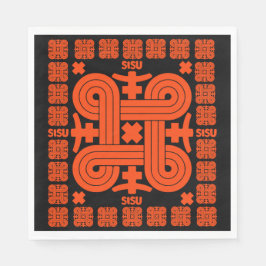 Finnische Sisu Art Serviette