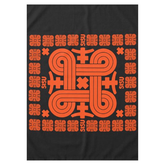 Finnische Sisu Art Tischdecke (Vorderseite)