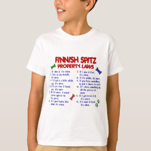 FINNISCHE SPITZ Eigentums-Gesetze 2 T-Shirt