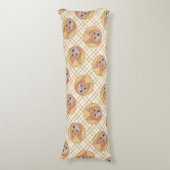 Finnische Spitz Malerei Niedlich Original Haustier Seitenschläferkissen (Vorderseite Vertikal)