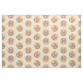 Finnische Spitz Malerei Niedlich Original Haustier Stoff (Fat Quarter (45,7 x 55,9 cm))