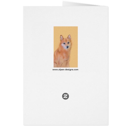 Finnische Spitz-Malerei - Niedliche Originalkunst (Hinten)