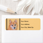 Finnische Spitz-Malerei - Niedliche Originalkunst  (Insitu)