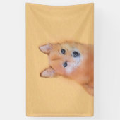 Finnische Spitz-Malerei - Niedliche Originalkunst Banner (Vertikal)