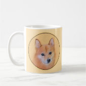 Finnische Spitz-Malerei - Niedliche Originalkunst Kaffeetasse (Links)