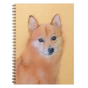 Finnische Spitz-Malerei - Niedliche Originalkunst  Notizblock